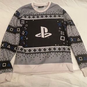 PlayStation long sleeve sweater, size large.